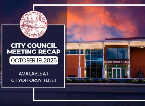 Graphic with City Seal and City Hall