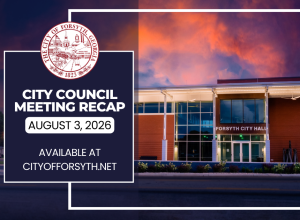 Graphic with City Seal and City Hall