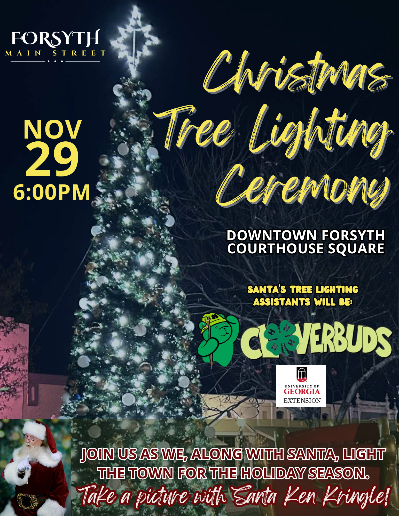 Tree Lighting Ceremony Flyer